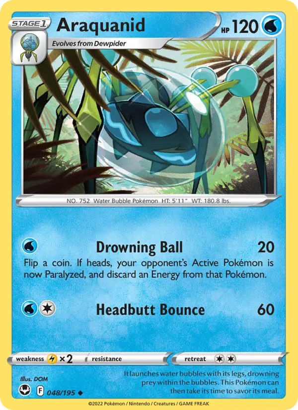 Araquanid — Silver Tempest card #048