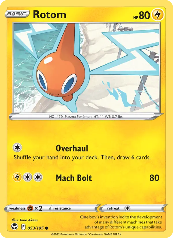 Rotom — Silver Tempest card #053