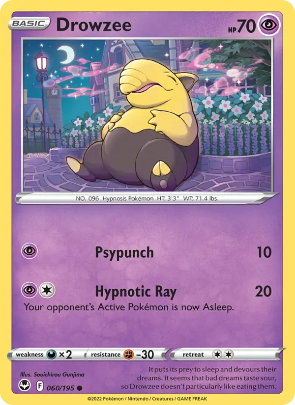 Drowzee — Silver Tempest card #060