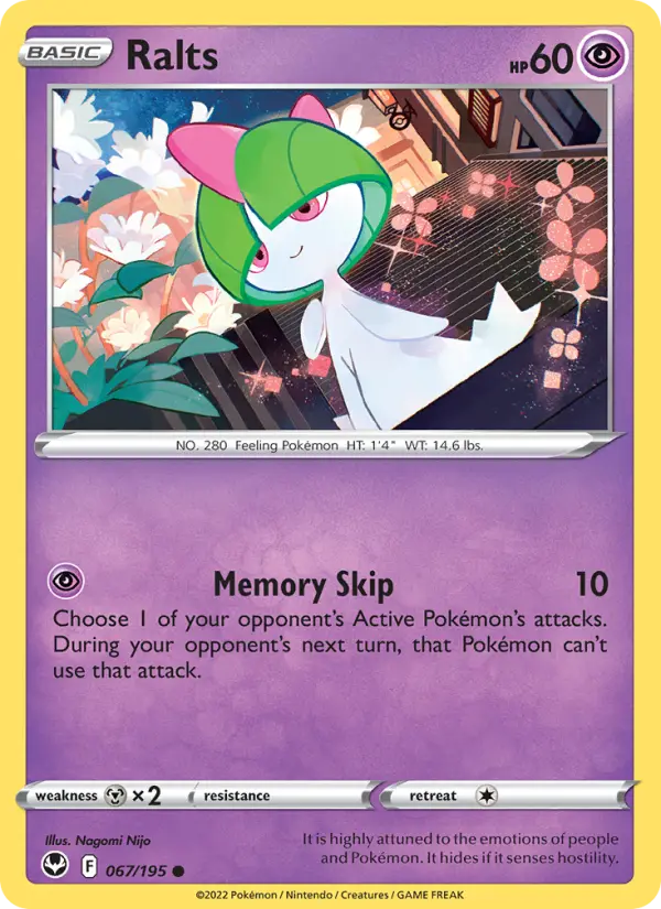 Ralts — Silver Tempest card #067