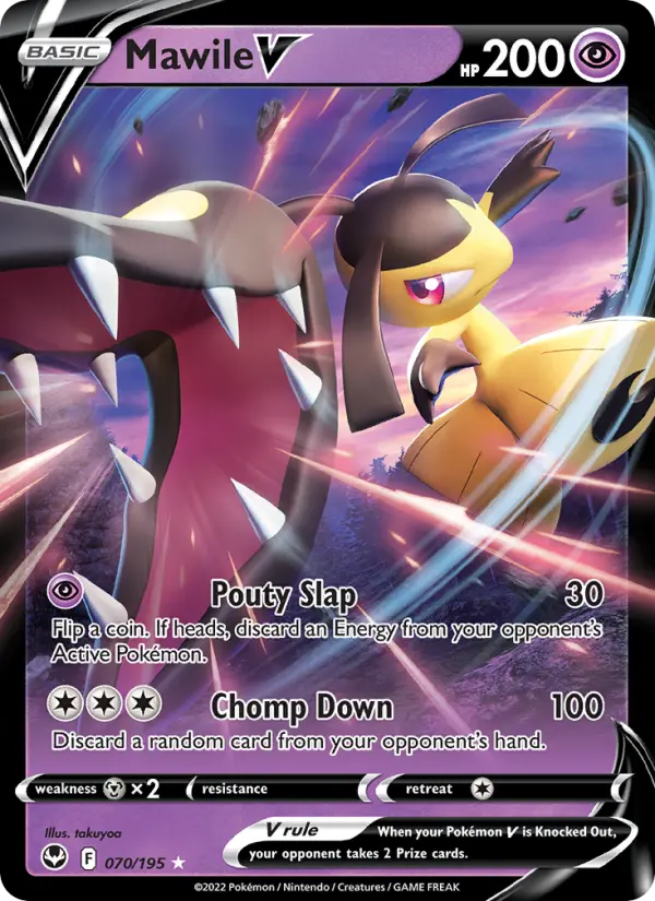 Mawile V — Silver Tempest card #070