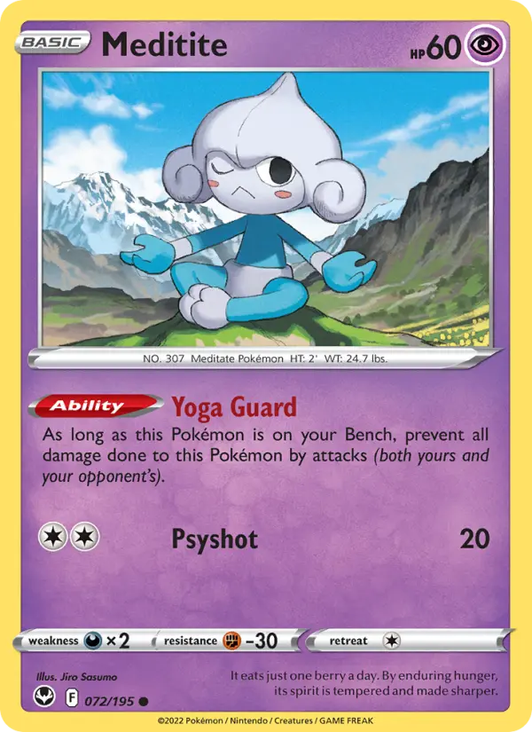 Meditite — Silver Tempest card #072