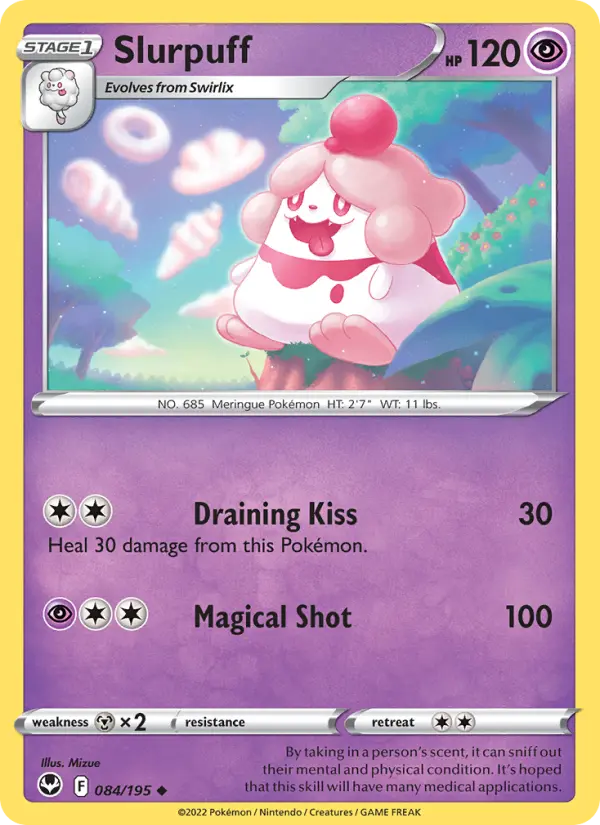 Slurpuff — Silver Tempest card #084