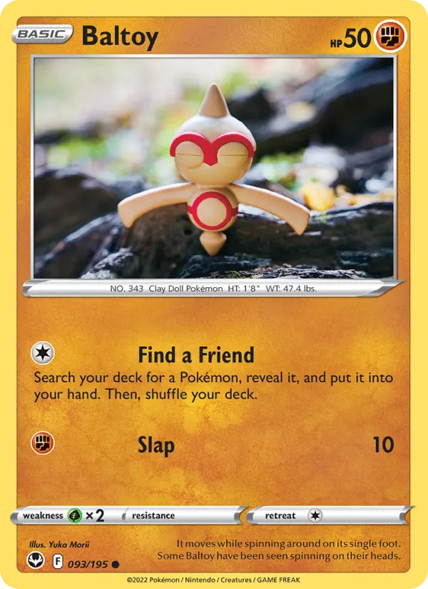Baltoy — Silver Tempest card #093