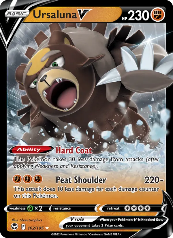 Ursaluna V — Silver Tempest card #102
