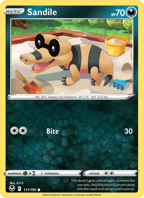 Sandile — Silver Tempest card #111