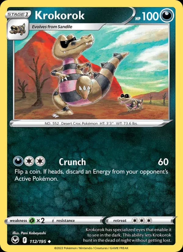 Krokorok — Silver Tempest card #112