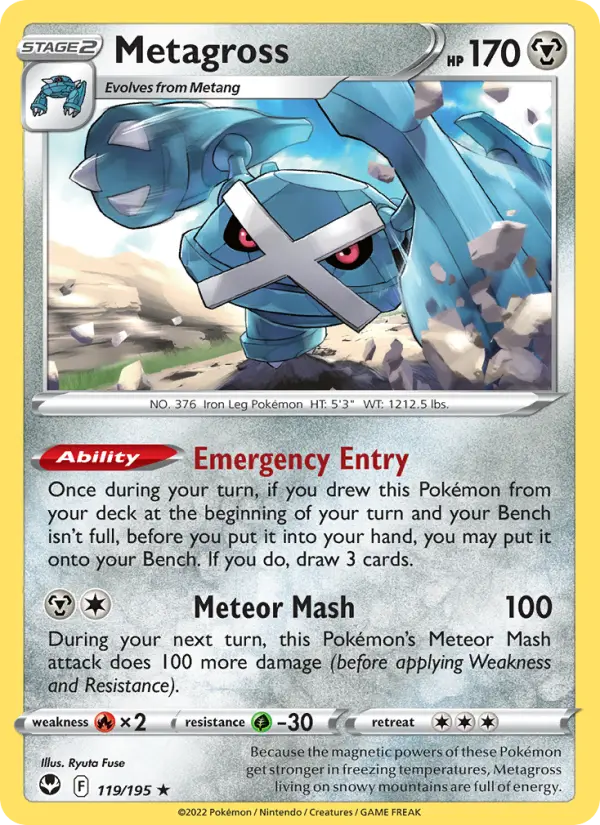 Metagross — Silver Tempest card #119
