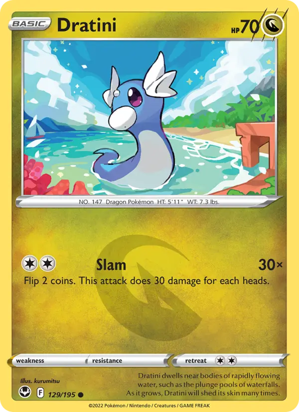 Dratini — Silver Tempest card #129