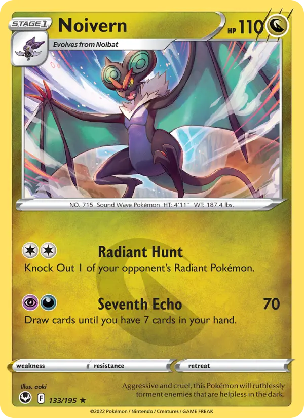 Noivern — Silver Tempest card #133