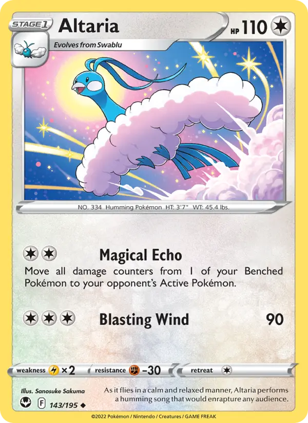 Altaria — Silver Tempest card #143