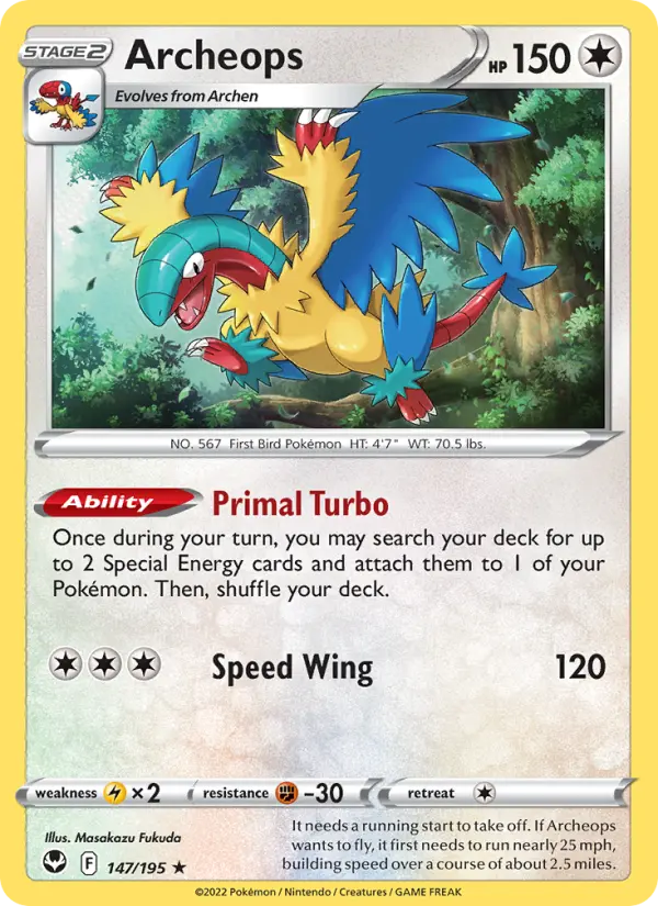 Archeops — Silver Tempest card #147