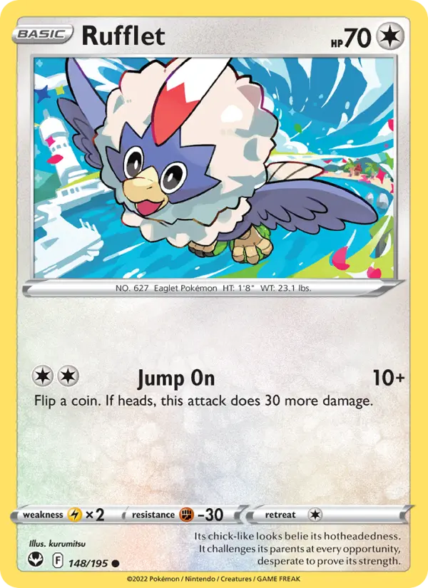 Rufflet — Silver Tempest card #148