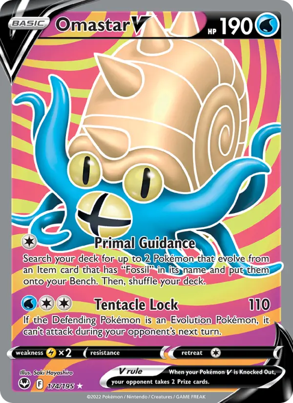 Omastar V — Silver Tempest card #174