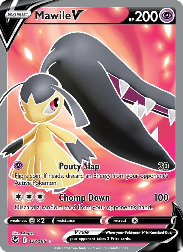 Mawile V — Silver Tempest card #178