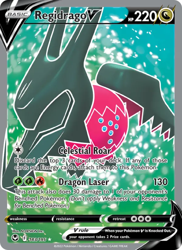 Regidrago V — Silver Tempest card #183