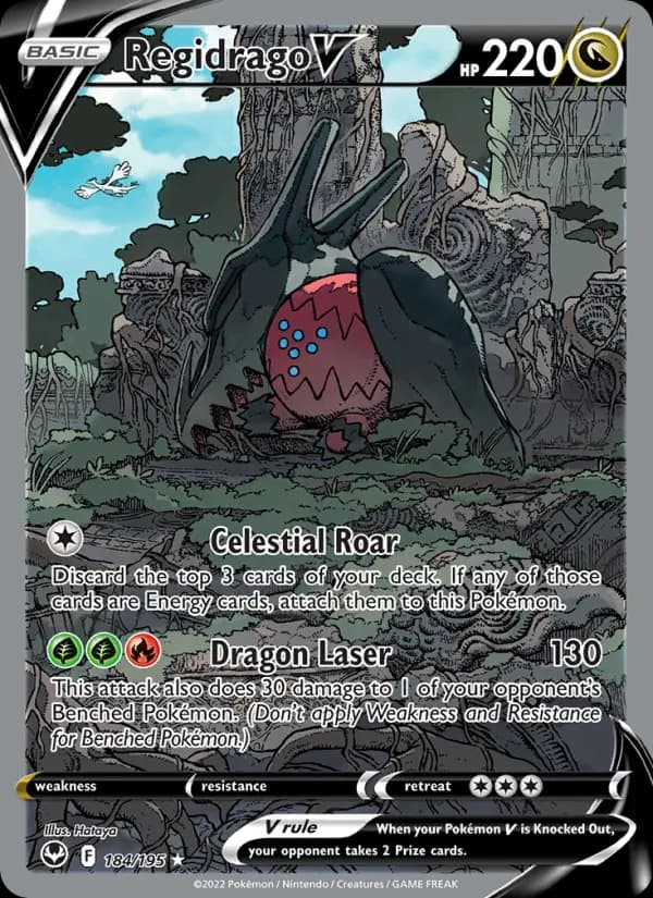 Regidrago V — Silver Tempest card #184