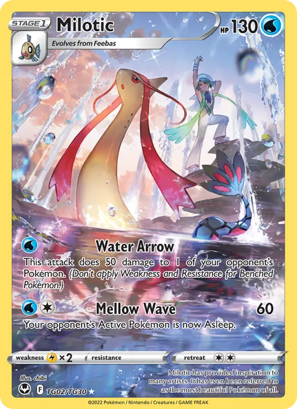 Milotic — Silver Tempest card #TG02