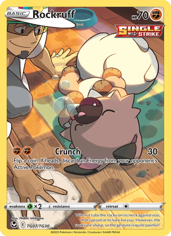 Rockruff — Silver Tempest card #TG07