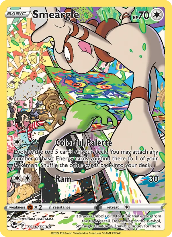 Smeargle — Silver Tempest card #TG10