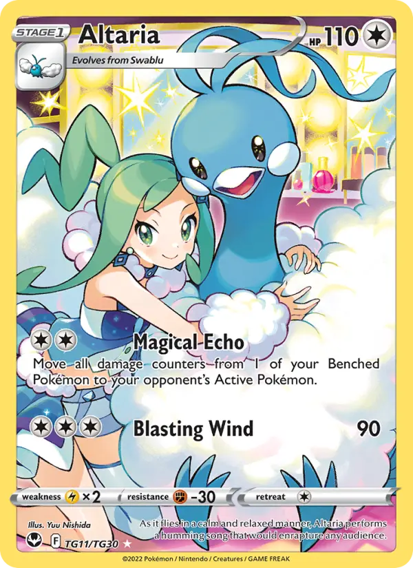 Altaria — Silver Tempest card #TG11
