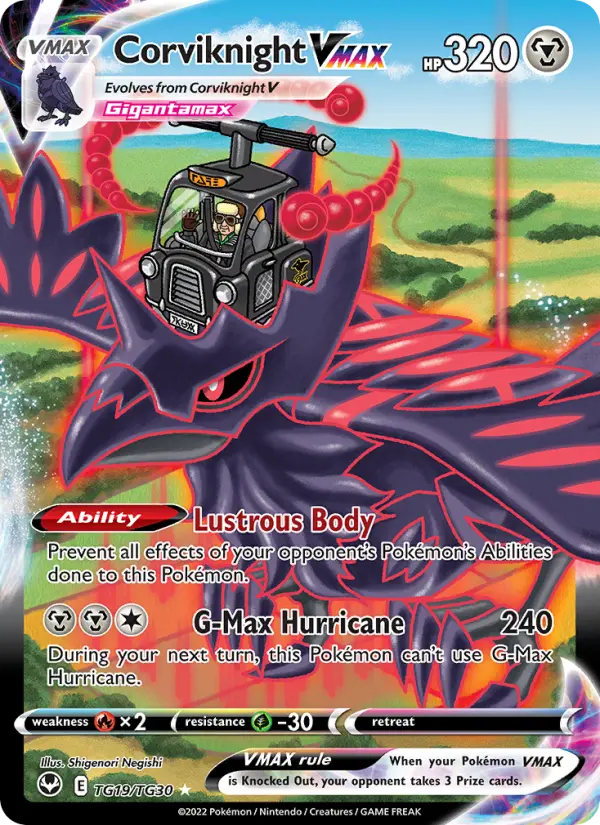Corviknight VMAX — Silver Tempest card #TG19