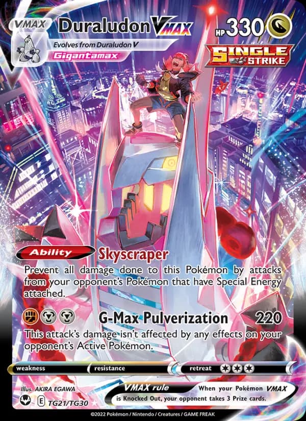 Duraludon VMAX — Silver Tempest card #TG21