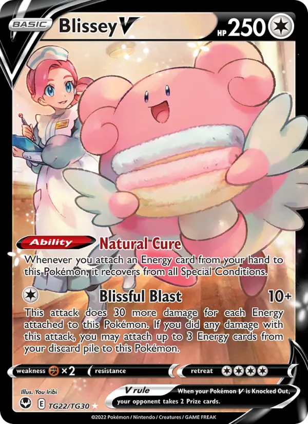 Blissey V — Silver Tempest card #TG22