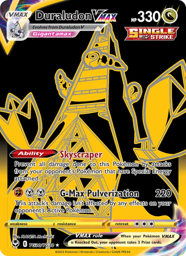 Duraludon VMAX — Silver Tempest card #TG30