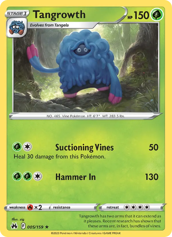 Tangrowth — Crown Zenith card #005