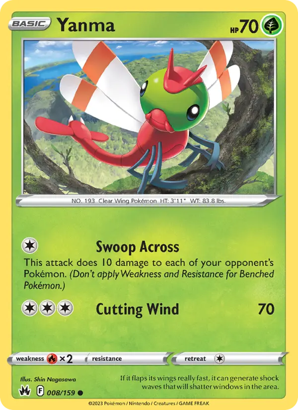 Yanma — Crown Zenith card #008