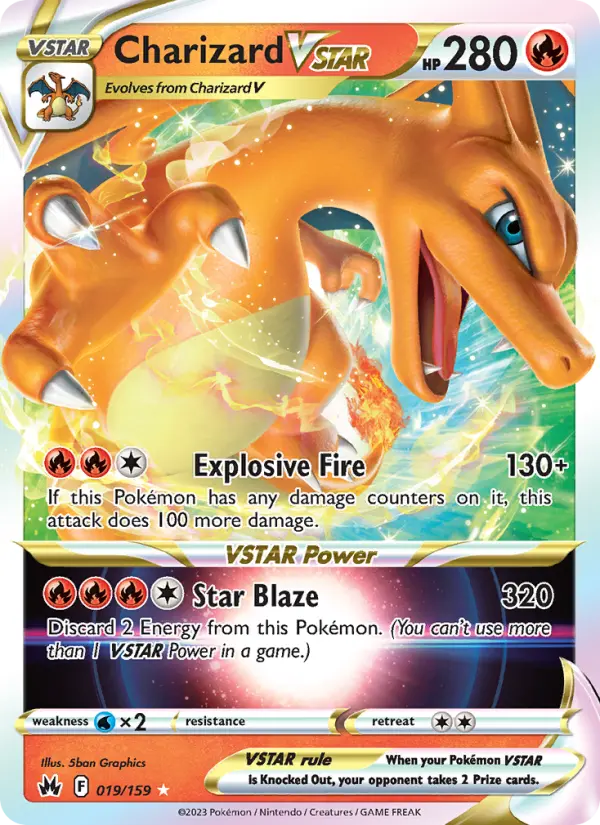 Charizard VSTAR — Crown Zenith card #019