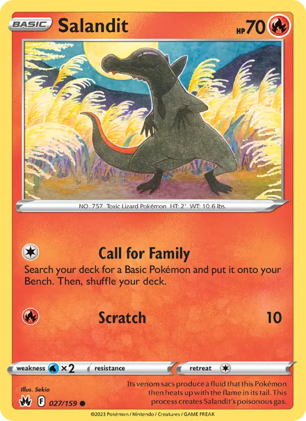Salandit — Crown Zenith card #027