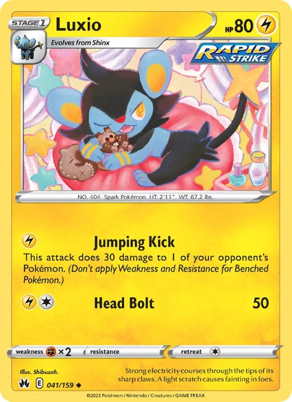 Luxio — Crown Zenith card #041