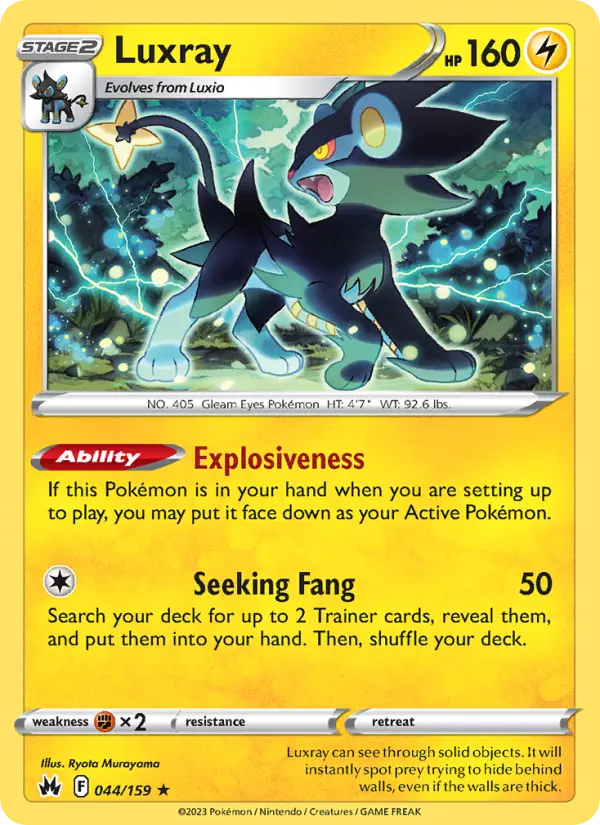 Luxray — Crown Zenith card #044