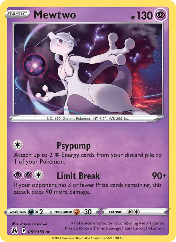Mewtwo — Crown Zenith card #059