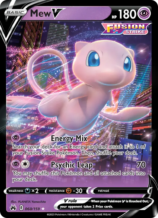 Mew V — Crown Zenith card #060