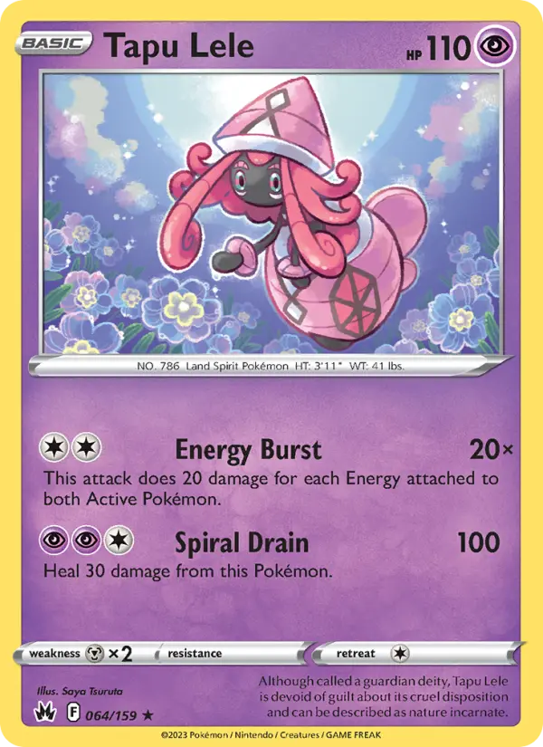 Tapu Lele — Crown Zenith card #064