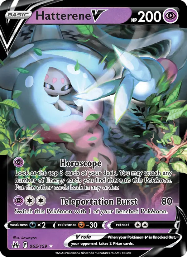 Hatterene V — Crown Zenith card #065
