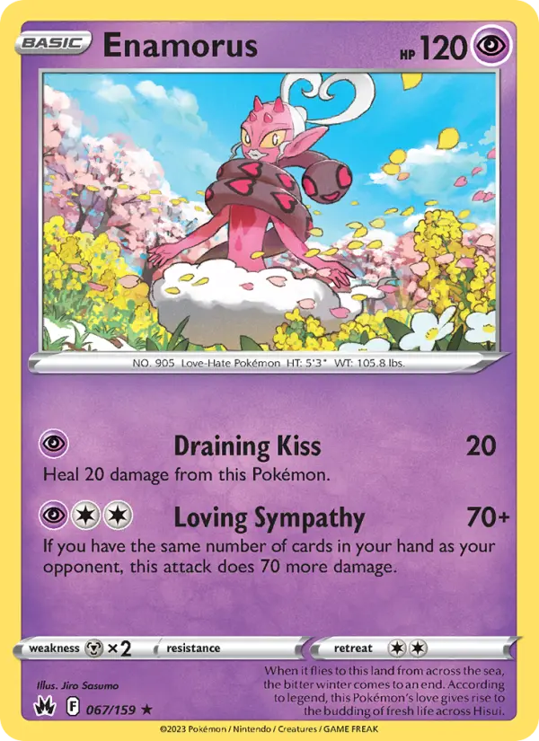 Enamorus — Crown Zenith card #067