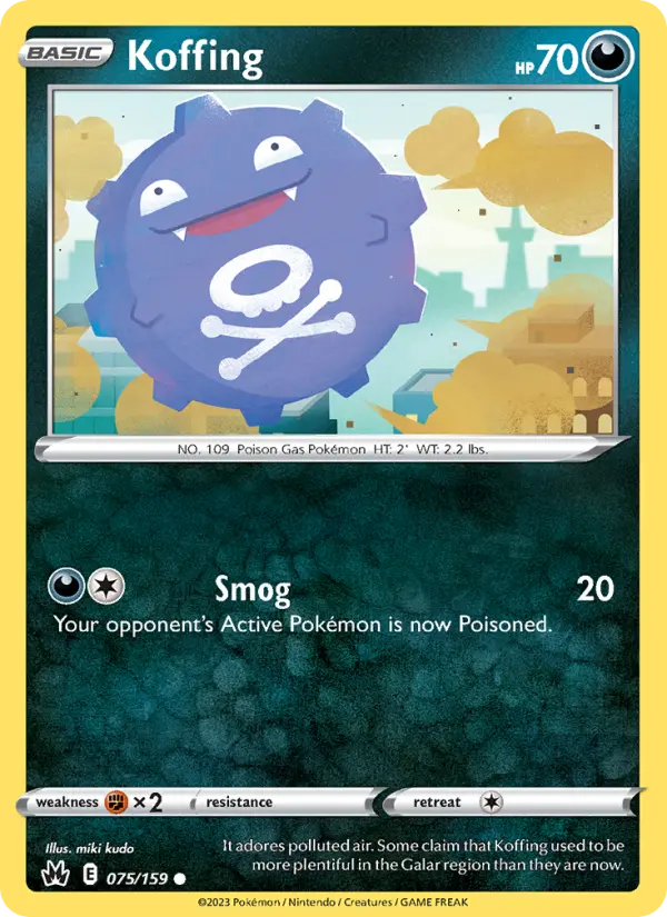 Koffing — Crown Zenith card #075