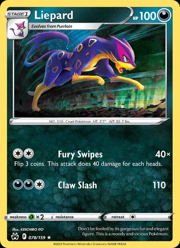 Liepard — Crown Zenith card #078