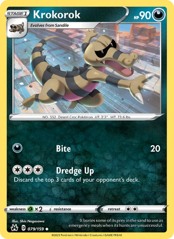 Krokorok — Crown Zenith card #079