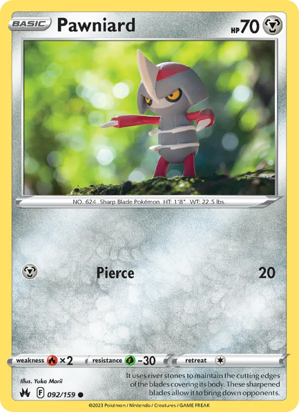 Pawniard — Crown Zenith card #092