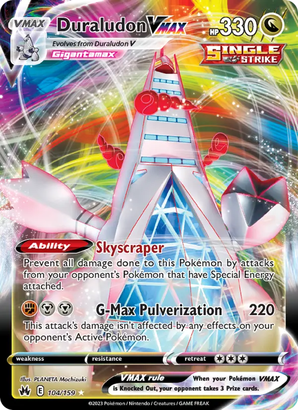 Duraludon VMAX — Crown Zenith card #104