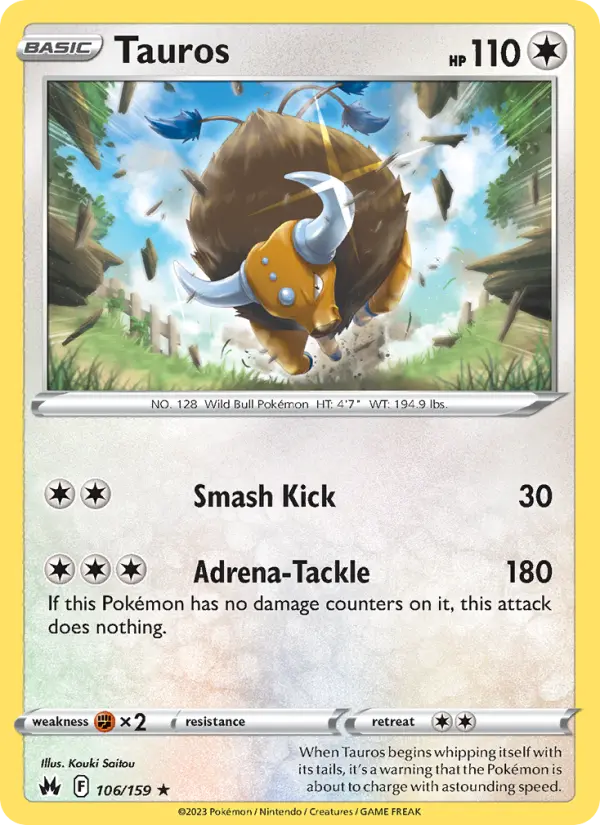 Tauros — Crown Zenith card #106