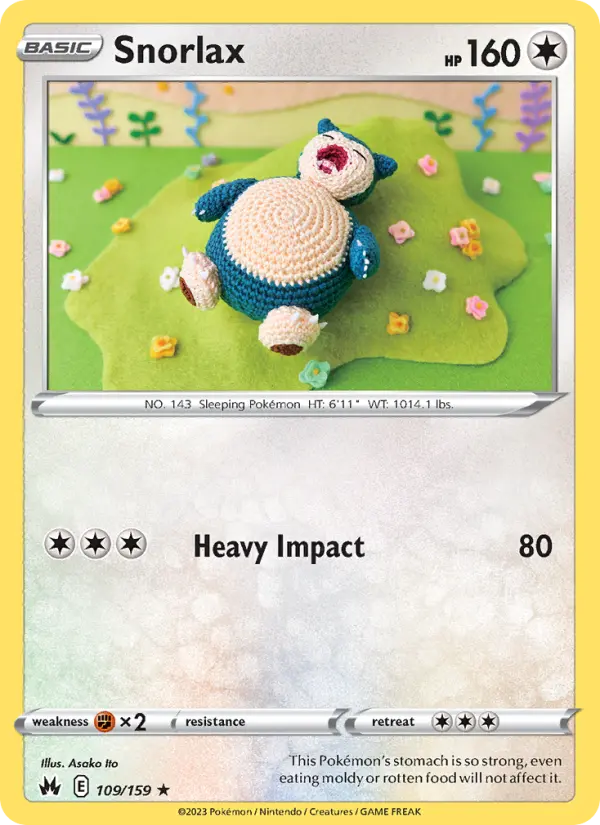 Snorlax — Crown Zenith card #109