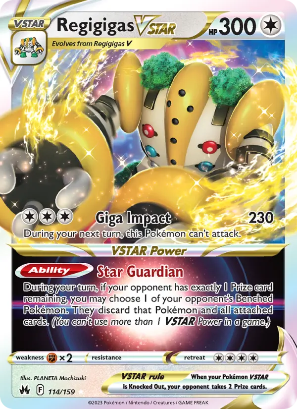 Regigigas VSTAR — Crown Zenith card #114