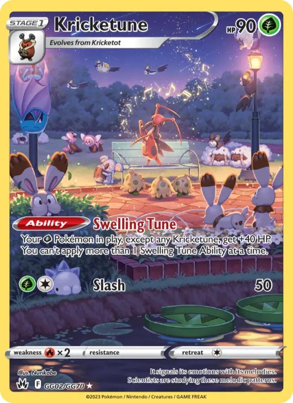 Kricketune — Crown Zenith card #GG02