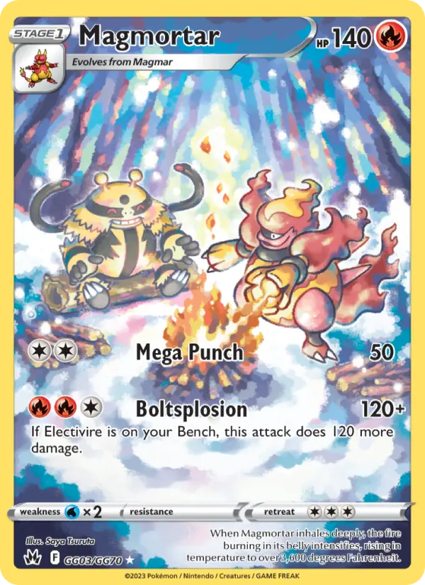 Magmortar — Crown Zenith card #GG03